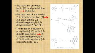 ISATIN synthesis and reactions organic chemistry group WPC3 [upl. by Novah294]