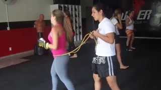 Aula de Muay Thai Feminino  Professora Mariana Rodrigues [upl. by Steward]