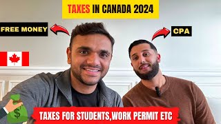 HOW TO FILE TAXES IN CANADA 2024  HOW TO GET MAXIMUM TAX RETURN FOR INTERNATIONAL STUDENTS IN 2024 [upl. by Bowes]