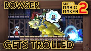 Super Mario Maker 2  This Level Trolls Bowser [upl. by Tressa]