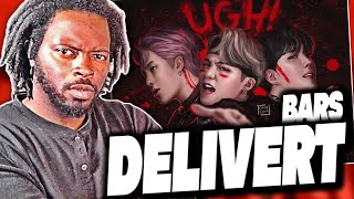 Rapper Reacts To BTS UGH  This is CRAZY [upl. by Enoryt]