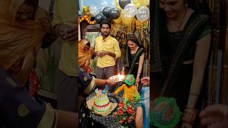 Maike se bhi jyda khush hu dev birthday celebration luckyradha shorts [upl. by Naanac]