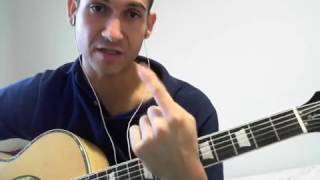 Rached  With You  Chris Brown Guitar Lesson [upl. by Weinhardt]