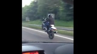 Suzuki GSXR 600 K5 4th Gear Wheelie [upl. by Anassor]