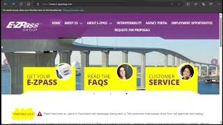 How To Apply EZPass Online Step By Step For USA Toll [upl. by Rotceh]