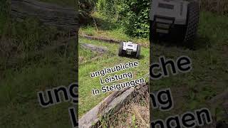 Allrad Rasenroboter Unaufhaltbar an Steigungen mit perfektem Schnitt  Zucchetti Ambrogio [upl. by Ynatil]