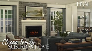 BLOXBURG Classic Family Suburban Home  Final [upl. by Edra]