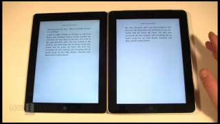 iPad 1 and iPad 3 eBook Reading Comparison [upl. by Elspeth326]