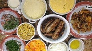 Frugal Family Feast Creamy Polenta with Sausage [upl. by Amado]