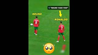 Ronaldo Unselfish Moments with Bruno❤️ [upl. by Zsa]