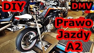 Dajczu MotoVlog 36  Rejestracja motocykla na prawo jazdy A2  Krok po kroku [upl. by Annoif844]