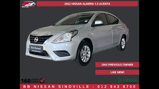 2022 Nissan Almera 15 Acenta [upl. by Ahsinor]