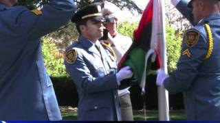 ONU levée du nouveau drapeau libyen à Genève [upl. by Tymothy658]