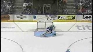 Drew MacIntyre makes a sprawling save from his back [upl. by Sirtimed562]