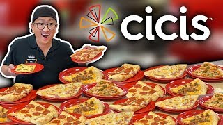 I Attempt TO EAT 100 Slices of PIZZA 🍕 at Cicis Unlimited Buffet [upl. by Nibroc]