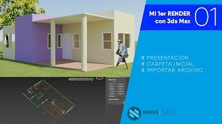 Mi primer render en 3ds Max con ART01 [upl. by Ligetti]