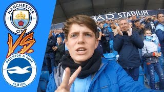 SERGIO AGUERO SUPER GOAL  MAN CITY VS BRIGHTON  MATCHDAY 6  VLOG 60 [upl. by Hampton934]