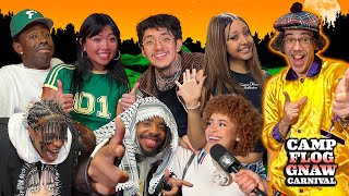 Nardwuar at Camp Flog Gnaw ft Tyler the Creator Earl Sweatshirt Ice Spice Cuco  more [upl. by Derfniw]