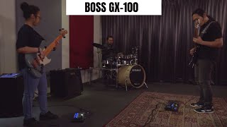 BOSS GX100 Guitar Effects Processor  Play through by Adam Yusoff [upl. by Gertie]