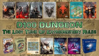 PRODUCT REVIEW BOOK 4 THE LOST TOME OF EXTRAORDINARY RULES MK GAMES D100 DUNGEON D100 SPACE [upl. by Durrej]