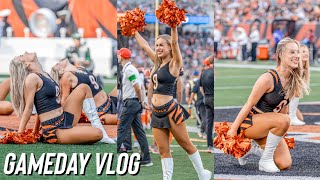 Gameday vlog as an nfl cheerleader  Cincinnati Bengals [upl. by Linetta954]