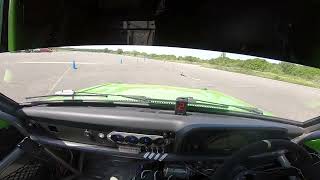 Debden sprint 1st timed run May 2024 with Herts county auto aero club [upl. by Anaig857]