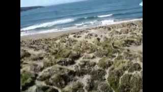 RC aerial video Lawsons Landing  Point Reyes Calif [upl. by Akkire]