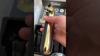 Review a limited edition Caliber 50 cal mag gold hair clipper [upl. by Namyw]