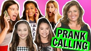 PRANK CALLING Abby Lee Miller amp Mackenzie Ziegler  Nia Sioux [upl. by Adamok]