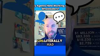 Why most agents hate working with wholesalers wholesaler wholesalerealestate mrwholesale [upl. by Tobye]