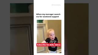 Weekend Meme weekend work office corporate jobs jobsnow comedy funny shorts [upl. by Acker]