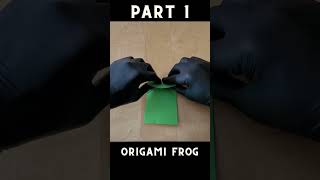 Origami Frog Tutorial How to Fold an Adorable Paper Frog Part 1 [upl. by Kaitlynn951]