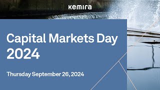 Kemiras Capital Markets Day 2024 [upl. by Peednama]