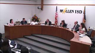 McAllen ISD Special Board Meeting March 26 2024 [upl. by Dodie]