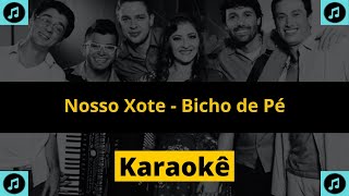 KARAOKÊ Nosso Xote  Bicho de Pé [upl. by Setiram]