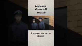 Death Note Episode 03 part1 Hindi dubbed deathnotehindi anime netflixanime japaneseanime [upl. by Ragland664]