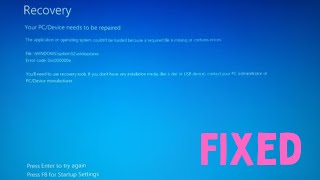 How To Fix Error Code 0xc000000e On Windows 11 [upl. by Yanad]