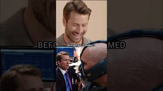 Glen Powell Recalls Getting His Head Slammed by Tom Hardy shorts movie batman [upl. by Ardien]