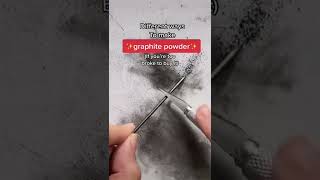 How to make graphite powder shorts pencil art artist draw drawing [upl. by Elohcin]