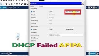 DHCP Failed APIPA is being used in Packet Tracer  CCNA LAB [upl. by Airotahs608]