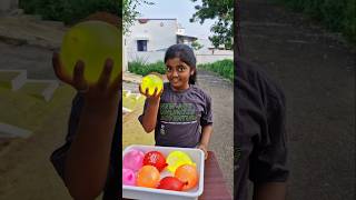 water balloon catching challange💧🎈TomampJerry 😁DiyaIshwarya shorts viralvideo [upl. by Animor103]