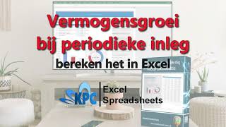 Vermogensgroei bij periodieke inleg  bereken het in Excel ✅ [upl. by Koval]