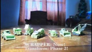 Transformers ROTF Legends Devastator Transforms Official stop motion [upl. by Garcon]