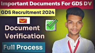 Document Verification for GDS Recruitment 2024 Full Process  GDS Joining Process  GDS Result Date [upl. by Cathrine]