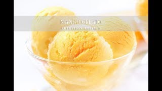 Mango Gelato No Churn Ice Cream  Vegan Paleo [upl. by Papagena630]