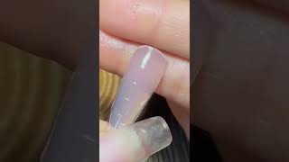 How to use modeling gel to make nail extension nails frenchpolish nailart frenchmanicure [upl. by Thedric794]