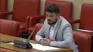 GABRIEL RUFIAN ERC  quotEntiendo que ustedes PERSIGAN a CARGOS PUBLICOS elegidos DEMOCRATICAMENTEquot [upl. by Alister]