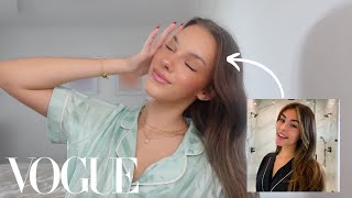 recreating Madison Beers Vogue makeup tutorial [upl. by Ohs235]