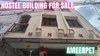 Low budget rental income hostel building for sale in hyderabad ameerpet [upl. by Langer]