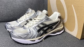 ASICS Gel Kayano 14 Cream Black Metallic Plum 1201A019 108 Review [upl. by Lamee]